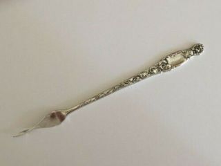 Whiting Mfg Co Heraldic Sterling Silver Vintage Rare Butter Pick No Mono Exc Con