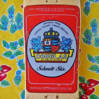 OG 1988 Schmitt Stix Seve Douglas Skateboard Deck Vintage vtg Made in USA 3