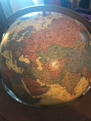 Replogle Heirloom 16 Inch Floor Globe w Illumination (made In USA) 9/20/02 3