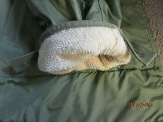 Vintage Korean War US Army Wool Pile Liner For For Field Jacket Men ' s Size L 3