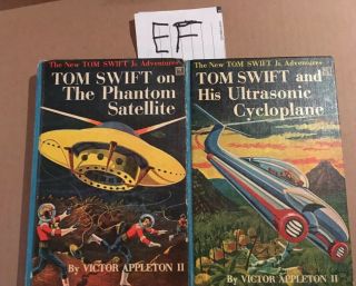 Tom Swift On The Phantom Satellite & Cycloplane 9,  10 Tom Swift Jr Adventures Ef