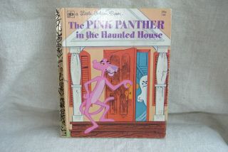 Pink Panther In The Haunted House Little Golden Book 1978 2nd Print