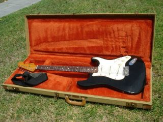 1988 Fender 62 1962 American Vintage Reissue Stratocaster Black Avri Usa