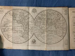 1811 London Antique Atlas Book With 7 Maps - By Joseph Guy - English
