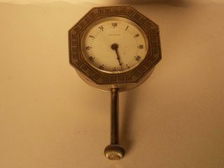 Vintage Waltham 8 - Day Automobile Clock 1920 