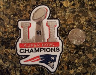 England Patriots Embroidered Iron On Patch 4x3