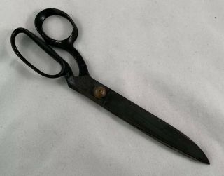 Vintage H.  Boker & Co Cloth Shears 10” Steel Scissors