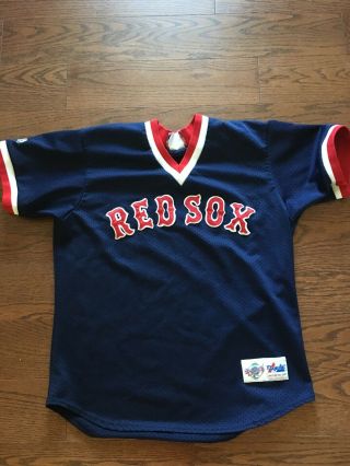 Vintage Majestic Mlb Boston Red Sox Mesh Jersey Size Xl