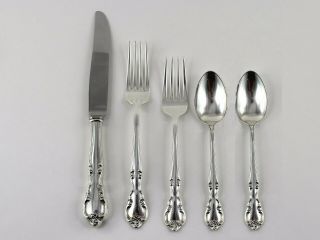 Easterling American Classic Sterling Silver 5 Piece Place Setting No Monograms