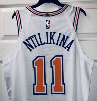 Frank Ntilikina York Knicks 2019 Game Worn Nba Jersey (steiner/msg Loa)