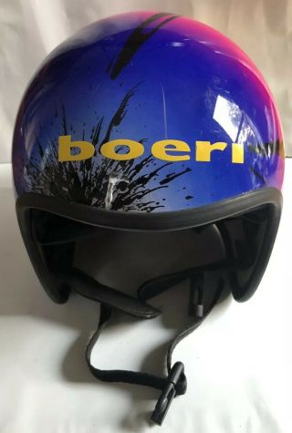 Vintage 90s Boeri Sprint Retro Ski Helmet 59cm