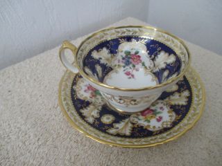 Rare Antique Cup And Saucer Brown - Westhead 
