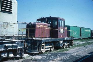 Slide - Carbon Limestone Co.  Ge - 45ton At Hillsville,  Pa.  In 1975