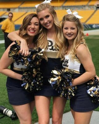 Pittsburgh College Cheerleaders Glossy 8x10 Photo Print 06215041019