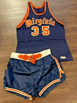 Vintage 1958 - 59 Virginia Cavaliers Game Basketball Uniform Jersey & Shorts