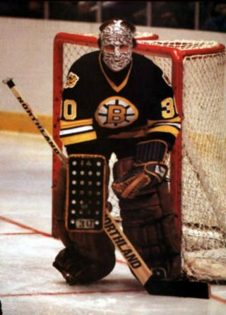 Gerry Cheevers Golaie Boston Bruins Hockey Photo 8x10