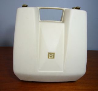 Rare Vintage Brunswick Hardshell Plastic Bowling Ball Carrying Case Bag W Clasps