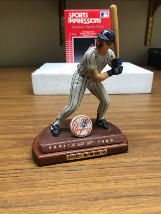 1990 Don Mattingly Sports Impressions York Yankees Figurine Group A,  Set 1