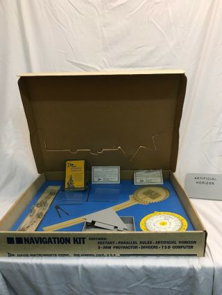 Vintage Davis Instruments Marine Navigation Kit - Weems & Plath