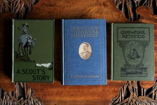 3 Vintage Boys Books:scout 