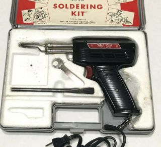 Vintage Weller 8200pksoldering Gun Kit 100/140 Watt Working/tested
