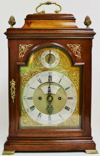Quality Antique English 18thc Twin Fusee Bracket Clock Joseph Smith Of Bristol