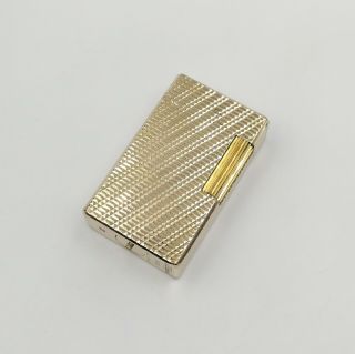 Lovely Vintage St Dupont Gold Plated Pretty Rare Pattern Lighter Feuerzeug