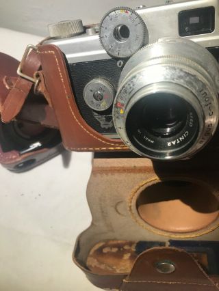 Antique Vintage Film Camera Argus C4 35 Mm Brick Camera