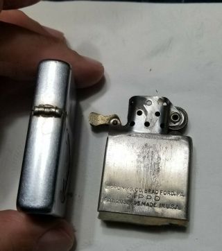 Rare 1950 Town Country Bass Fishing Zipper Lighter 2