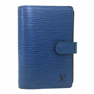 Authentic Louis Vuitton Epi Agenda Pm Blue Leather Notebook Cover /r569