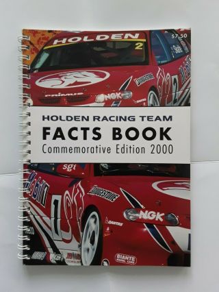 Hrt Holden Racing Team 2000 Book.  Hsv Senator Maloo Clubsport V8 Supercars