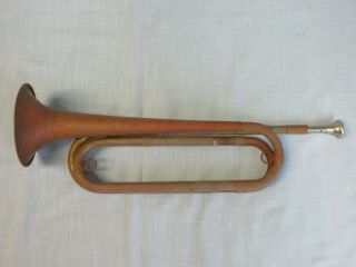 Vintage Rexcraft Official Boy Scouts Of America Brass Bugle Horn