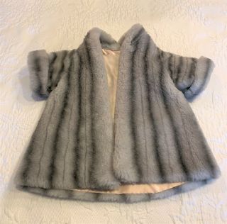 Vintage Faux Fur Coat For Madame Alexander Cissy Doll
