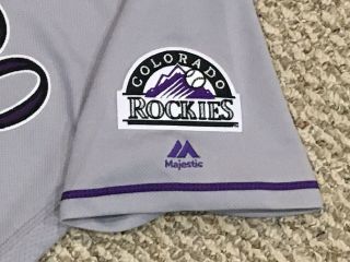 FUENTES size 44 8 2019 COLORADO ROCKIES game JERSEY team issued MLB HOLO 3
