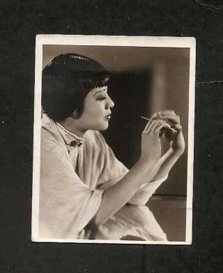 Very Very Rare Anna May Wong Card Vintage Real Photo Dresden Tobacco