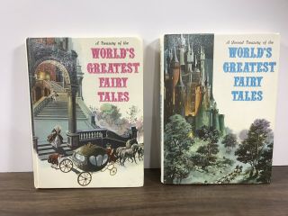A Treasury Of The World’s Greatest Fairy Tales Volumes 1 & 2 Set Vintage 1972