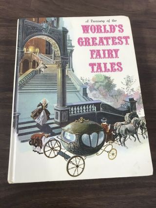 A Treasury Of The World’s Greatest Fairy Tales Volumes 1 & 2 Set Vintage 1972 2