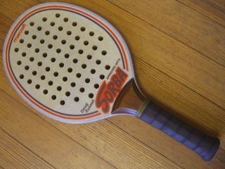 Vintage Greg Russell Sorba Pair Paddle/ Platform Tennis Racquet
