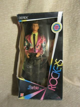 Vintage Mattel Male Barbie And The Rockers 2428 Asst 1210 Derek Doll 1985 80 