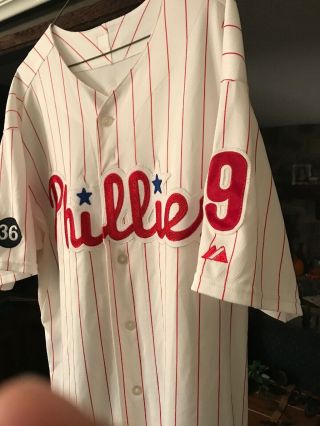 2010 Domonic Brown Philadelphia Phillies game worn jersey ALL STAR MLB Auth 3