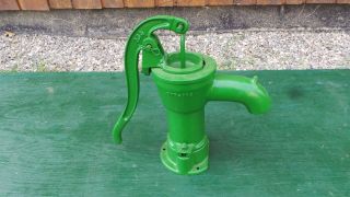 Vintage Cast Iron Hand Water Pump In 15 " High