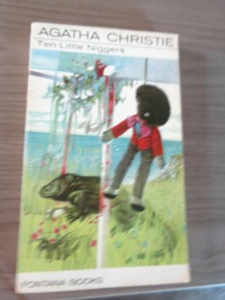 1939 Agatha Christie Ten Little Niggers Paperback Book Fontana Books