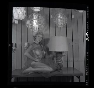 Bunny Yeager 60s Pin - Up Camera Negative Photograph Seymour Lighting Showroom Fun 2