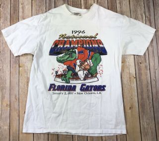 Vintage Florida Gators Shirt L 1996 Sugar Bowl University Football T Shirt Tee