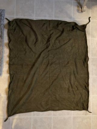 Vtg.  Us Army Utility Net 36”x42” Od Green - Camouflage - Hanging Bed / Chair