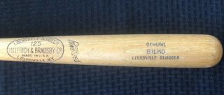 Steve Bilko 1958 H&b Game Used/issued Bat Los Angeles Dodgers Model S2 36 Knob