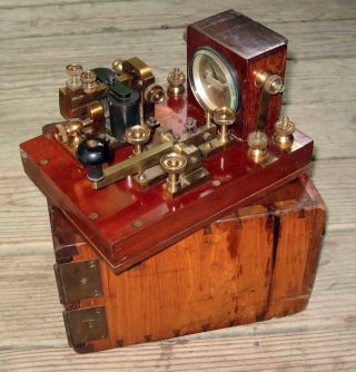 1915 Marconi Wireless Telegraph Co Ltd Key 345/ww1 Gpo Sounder/edison,  Swan Galvo