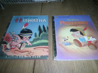 1953 Walt Disney’s Hiawatha Little Golden Book Bonus Disney 