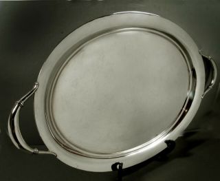 International Silver Co.  Sterling Tea Set Tray c1940 Royal Danish 2