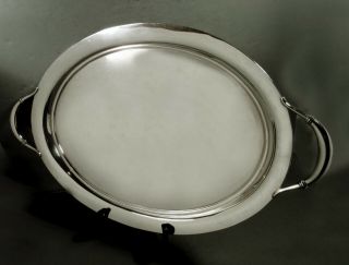 International Silver Co.  Sterling Tea Set Tray c1940 Royal Danish 3